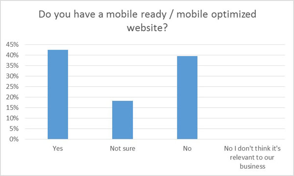 Mobile optimized website