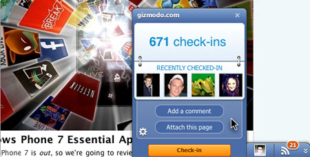 Clients online check-in