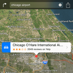Apple maps versus Yahoo maps