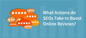 What Actions do SEOs Take to Boost Online Reviews?