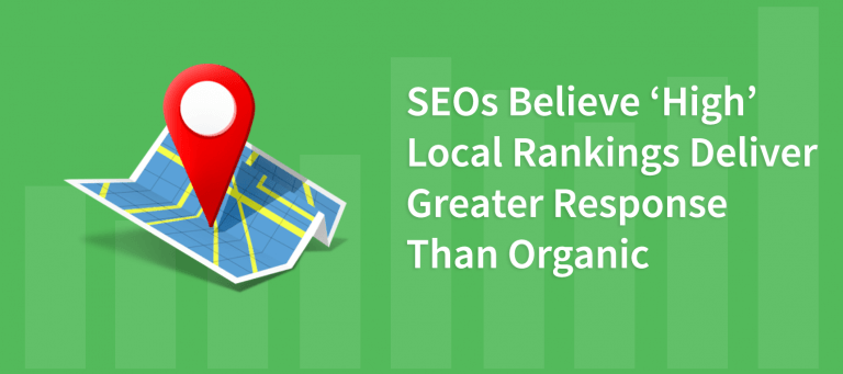 SEOs Believe ‘High’ Local Rankings Deliver Greater Response than Organic