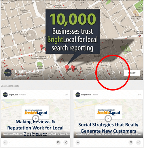 The New Google+ Page