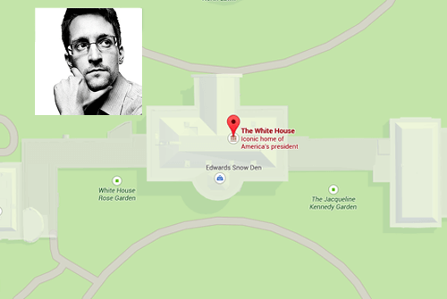 Edward Snowden in the White House