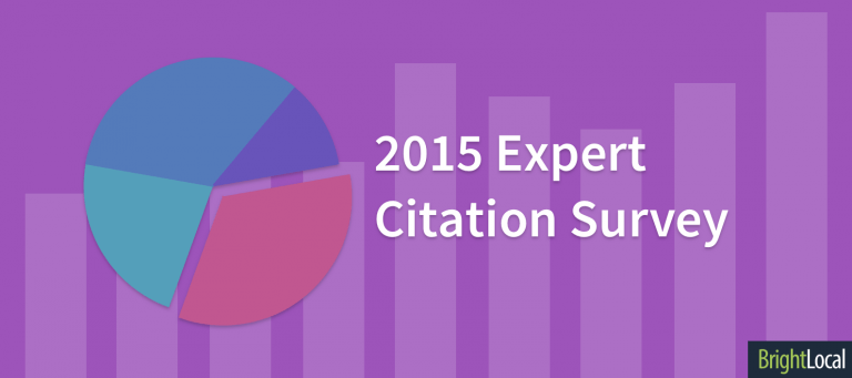Expert Local Citation Survey 2015