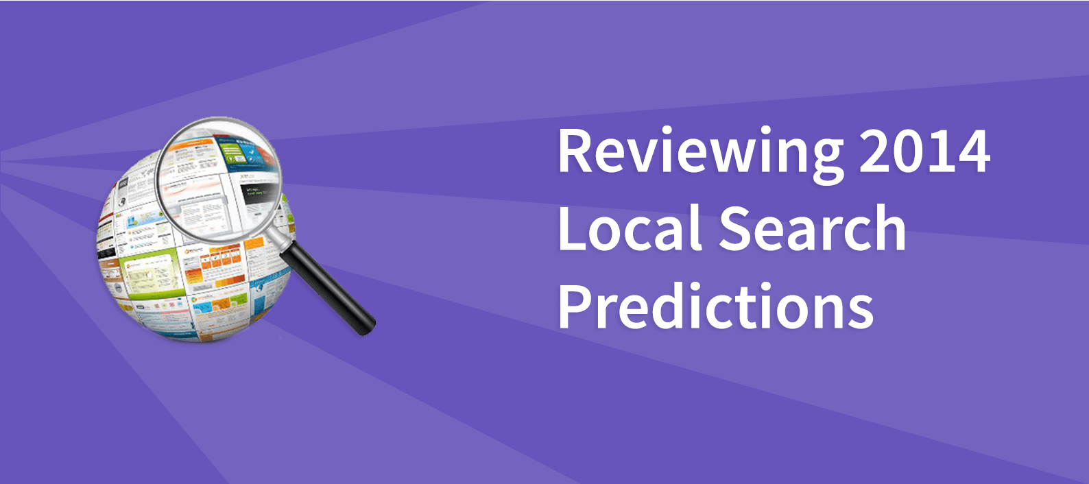 Reviewing 2014 Local Search Predictions
