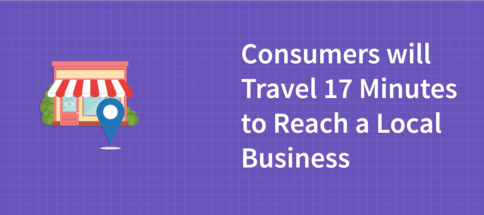 Consumers will Travel 17 Minutes to Reach a Local Business