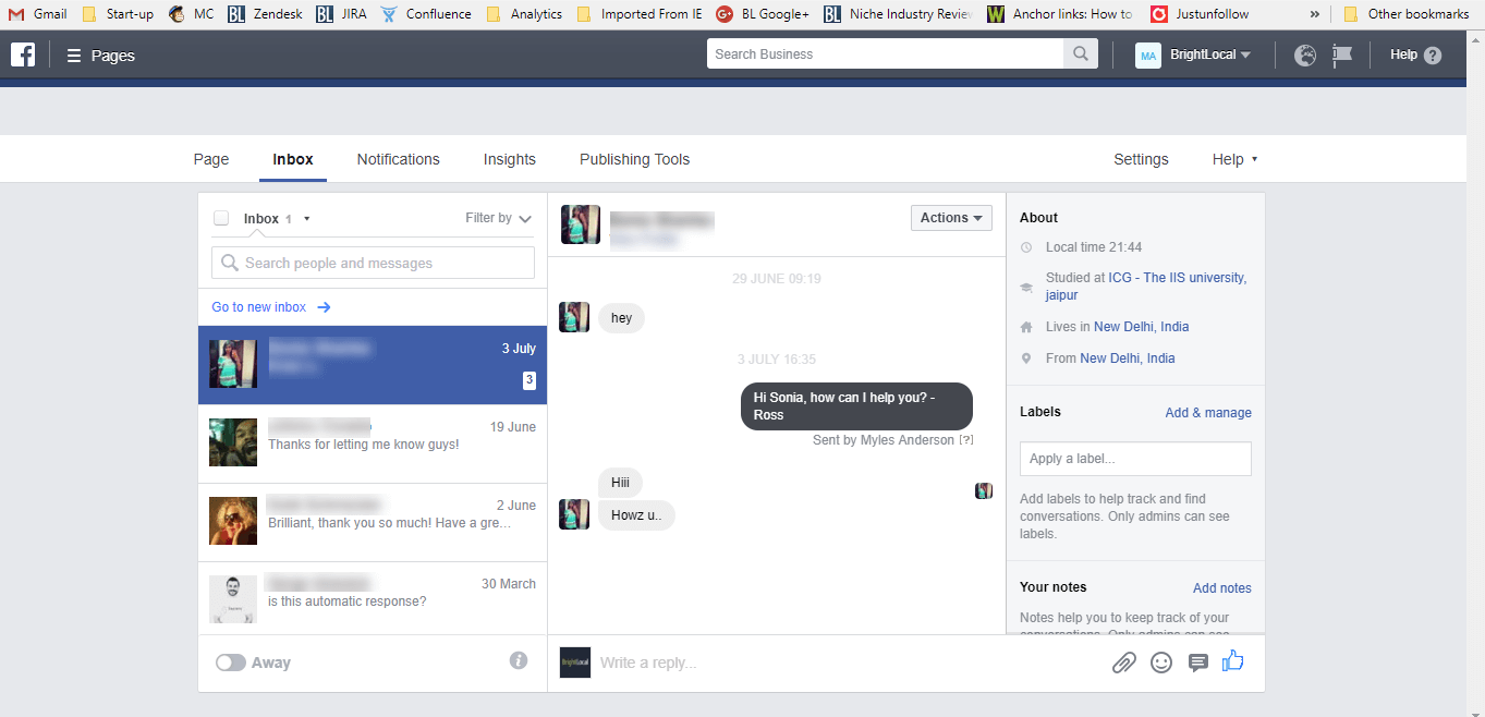 Facebook Messenger for Customer Service
