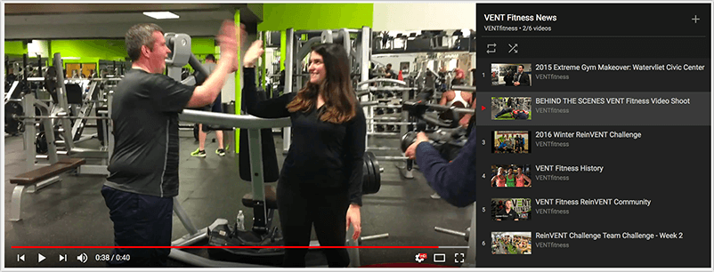 Vent Fitness Local Video