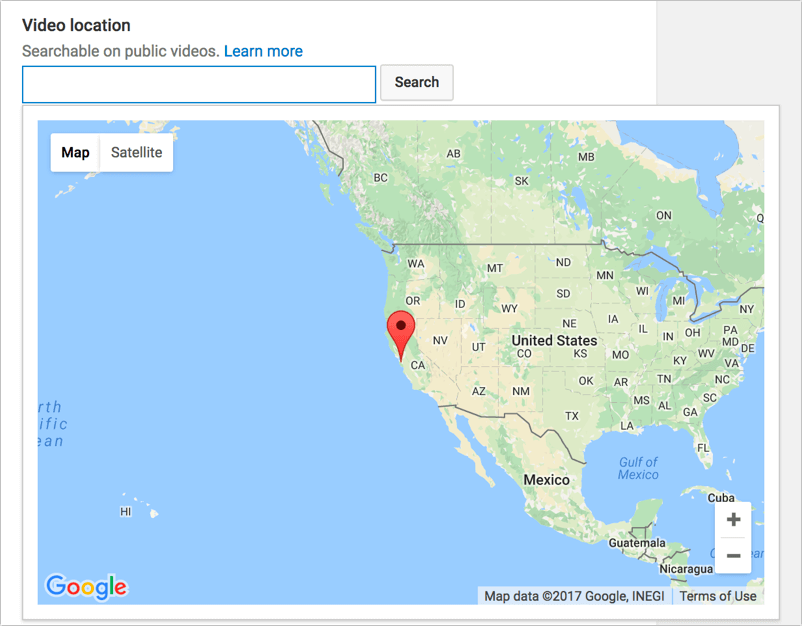 Set Your Location in YouTube