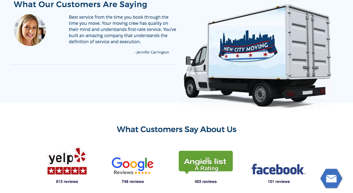 Local City Moving Reviews