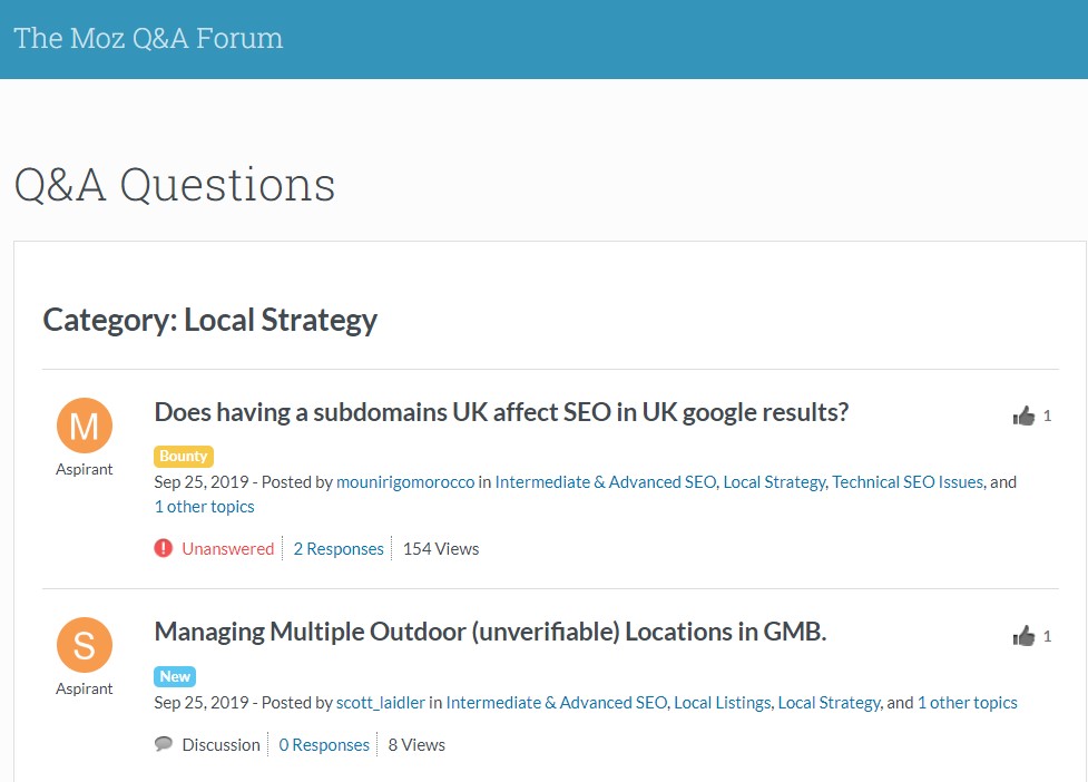 Moz Local Strategy Forum