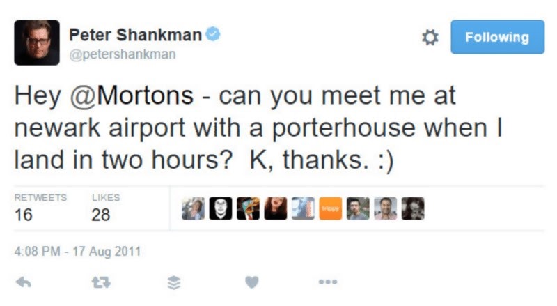 Customer feedback on Twitter