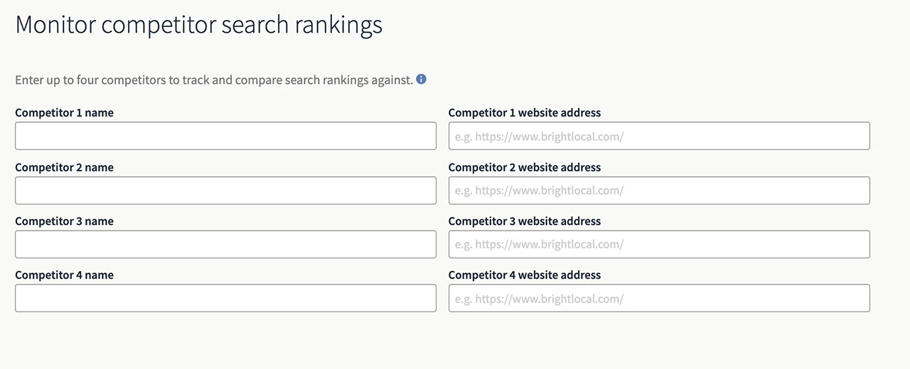 How to Track Your Competitors Using BrightLocal