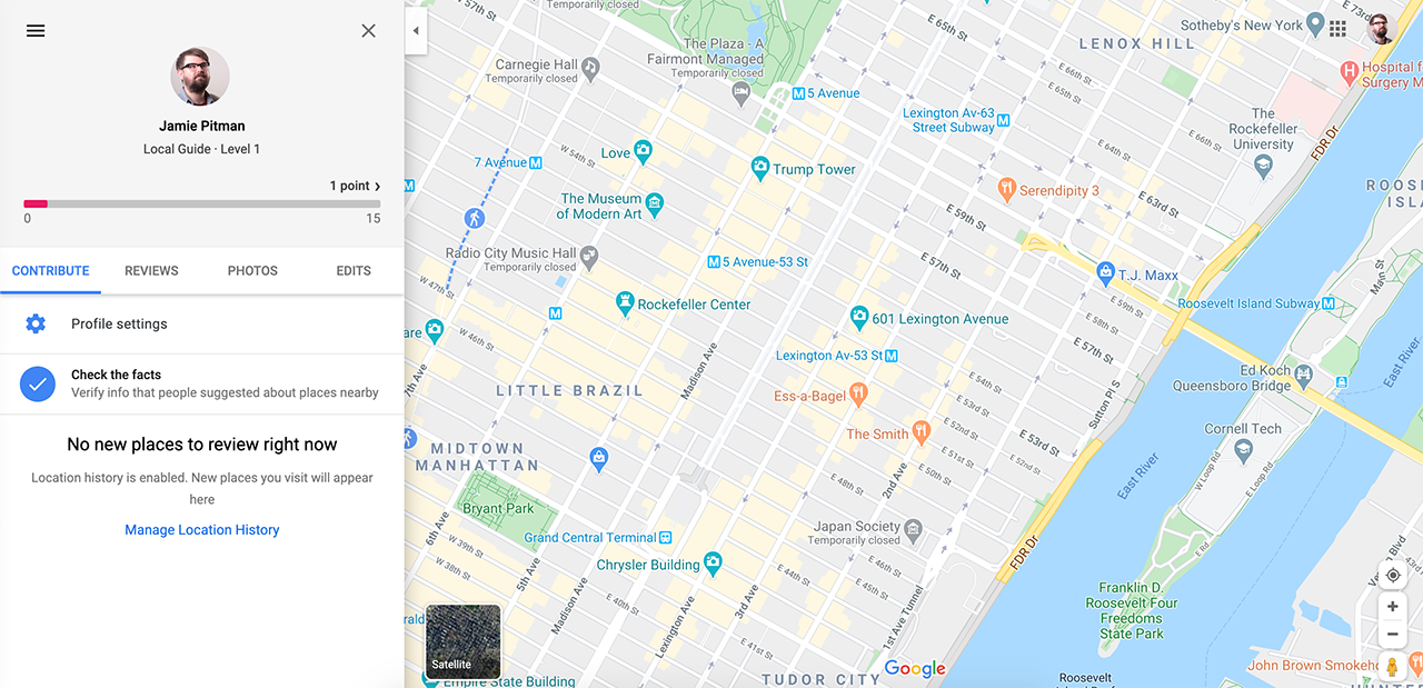 Local Guide Google Map