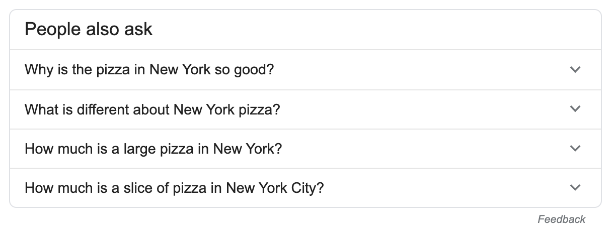 People Also Ask Google