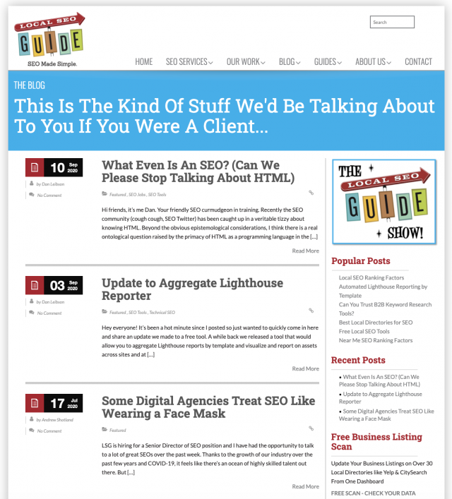 Local SEO Guide Blog