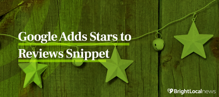 Star Rating Now Showing in Google Review Summary