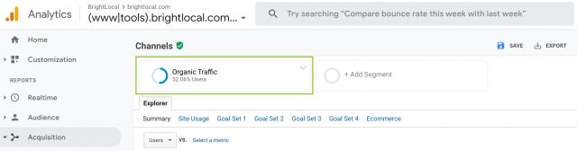 Google Analytics SEO ROI