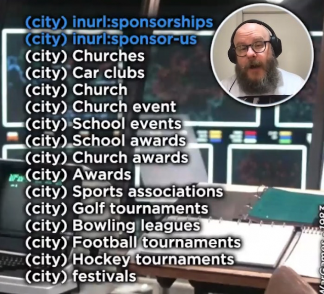 Using advanced search operators for link building ideas