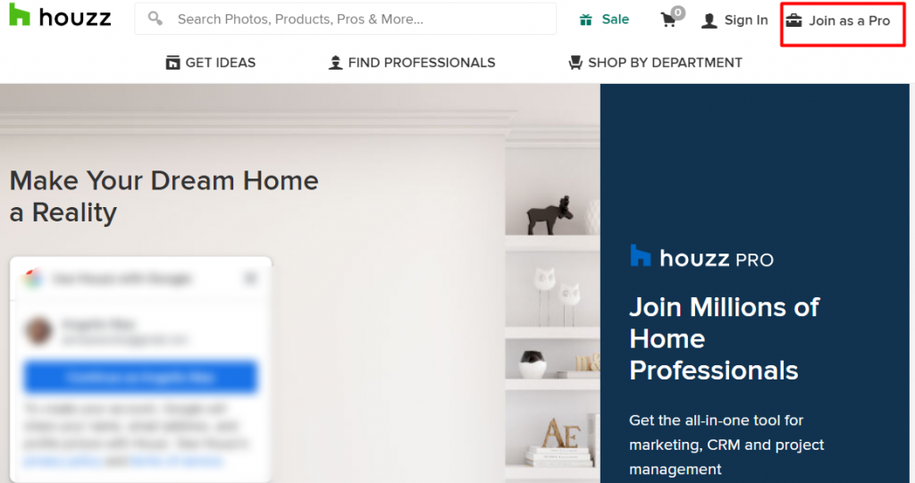 Add Houzz Listing