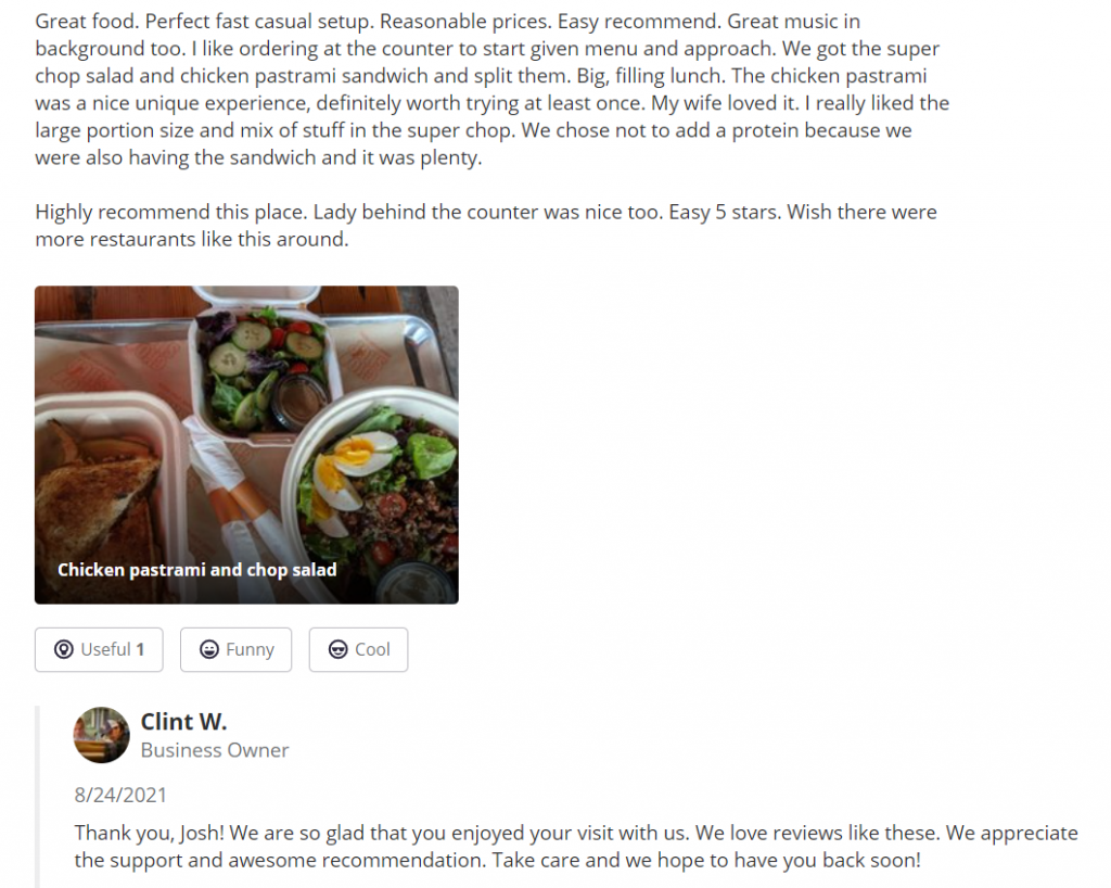 Chop Shop Yelp Reviews