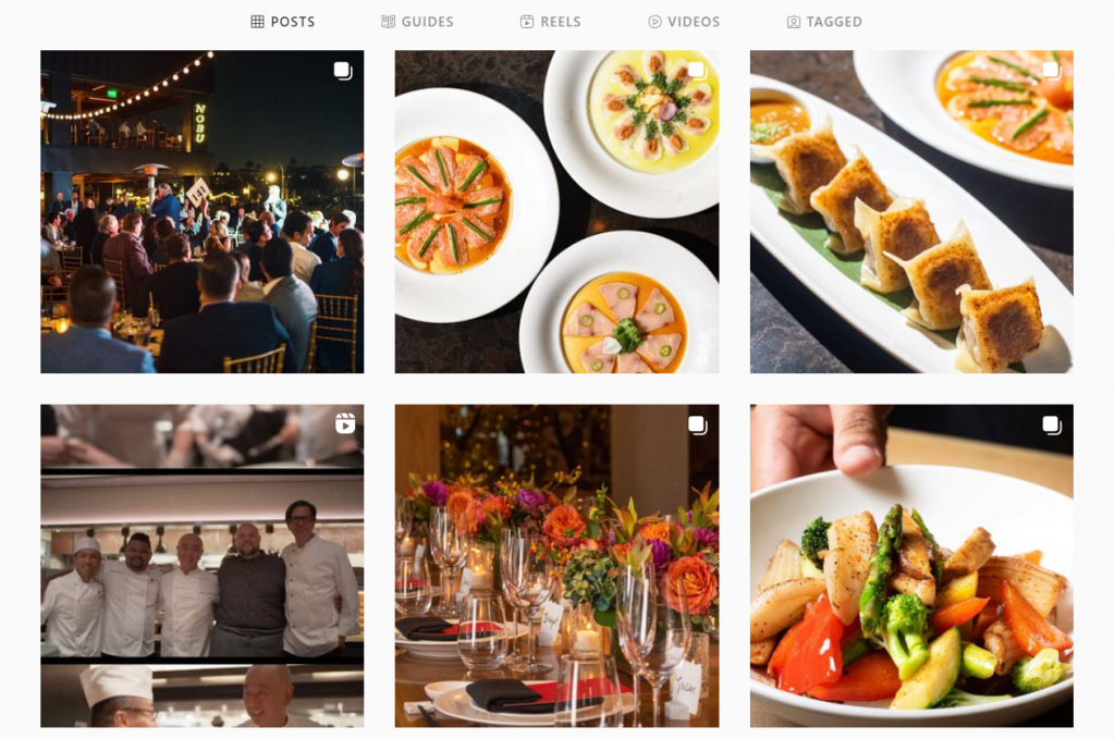 Nobu Instagram Feed