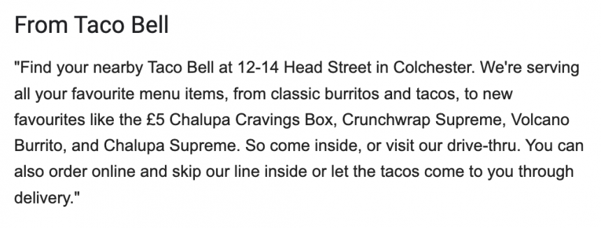 Taco Bell Review