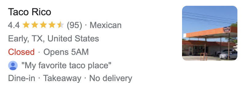 Local Business GBP Listing 