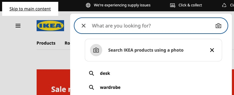 Retail Website Image Search