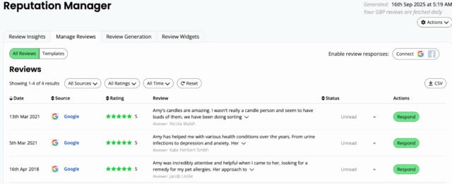 Monitor Online Reviews Manage Reviews Brightlocal