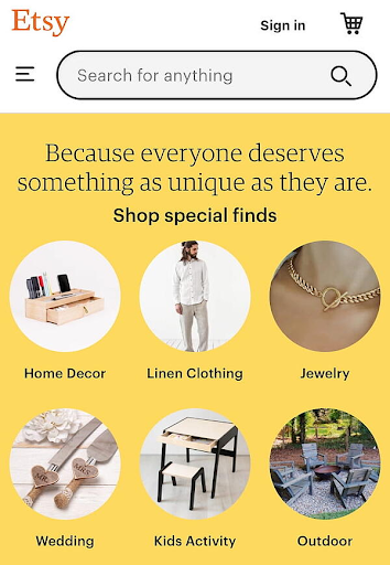 Mobile friendly user interface