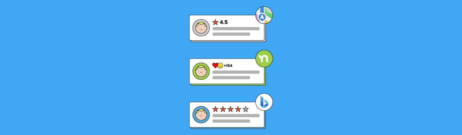 Apple Bing Nextdoor Reviews Header