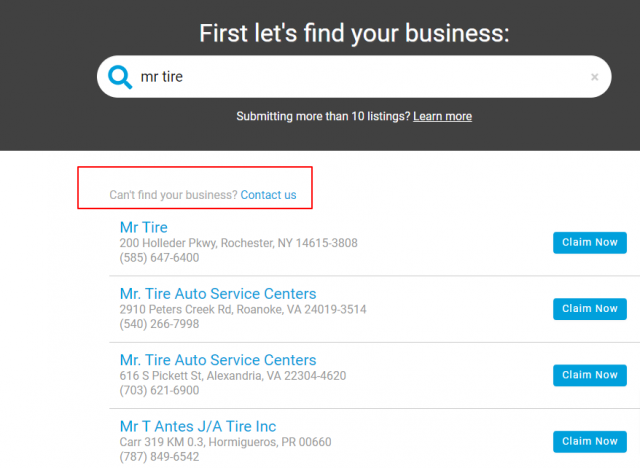 Find Listing Citysearch