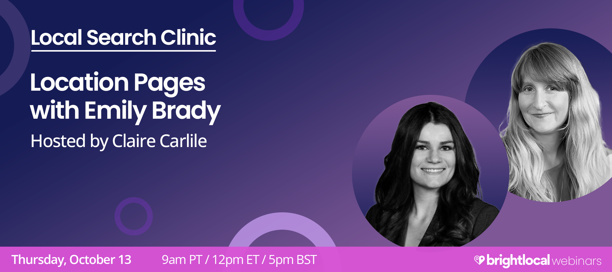 Local Search Clinic: Location Pages with Emily Brady