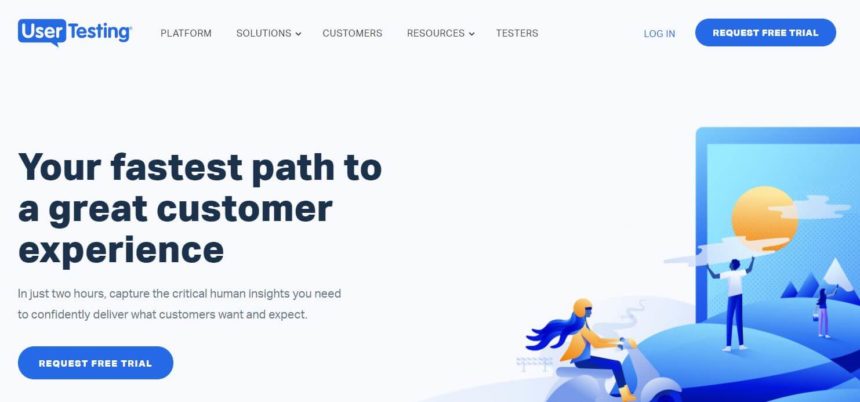 Usertesting Screenshot