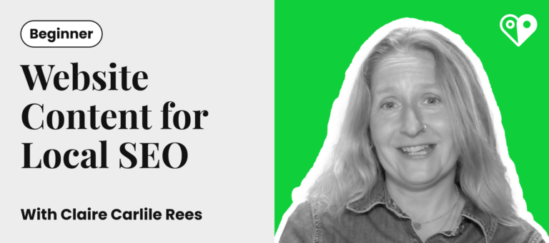 New Academy Course: How to Create Website Content For Local SEO