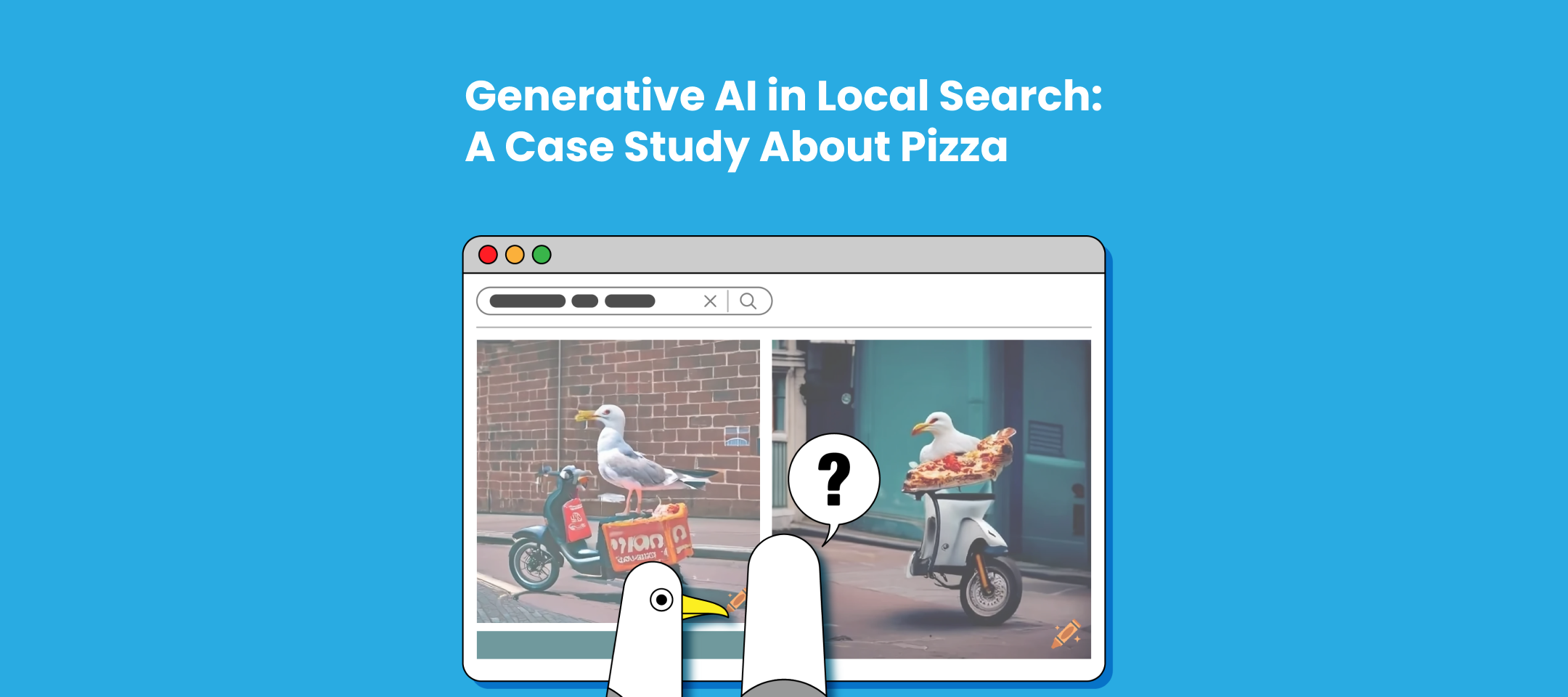 Generative AI in Local Search: A Case Study About Pizza