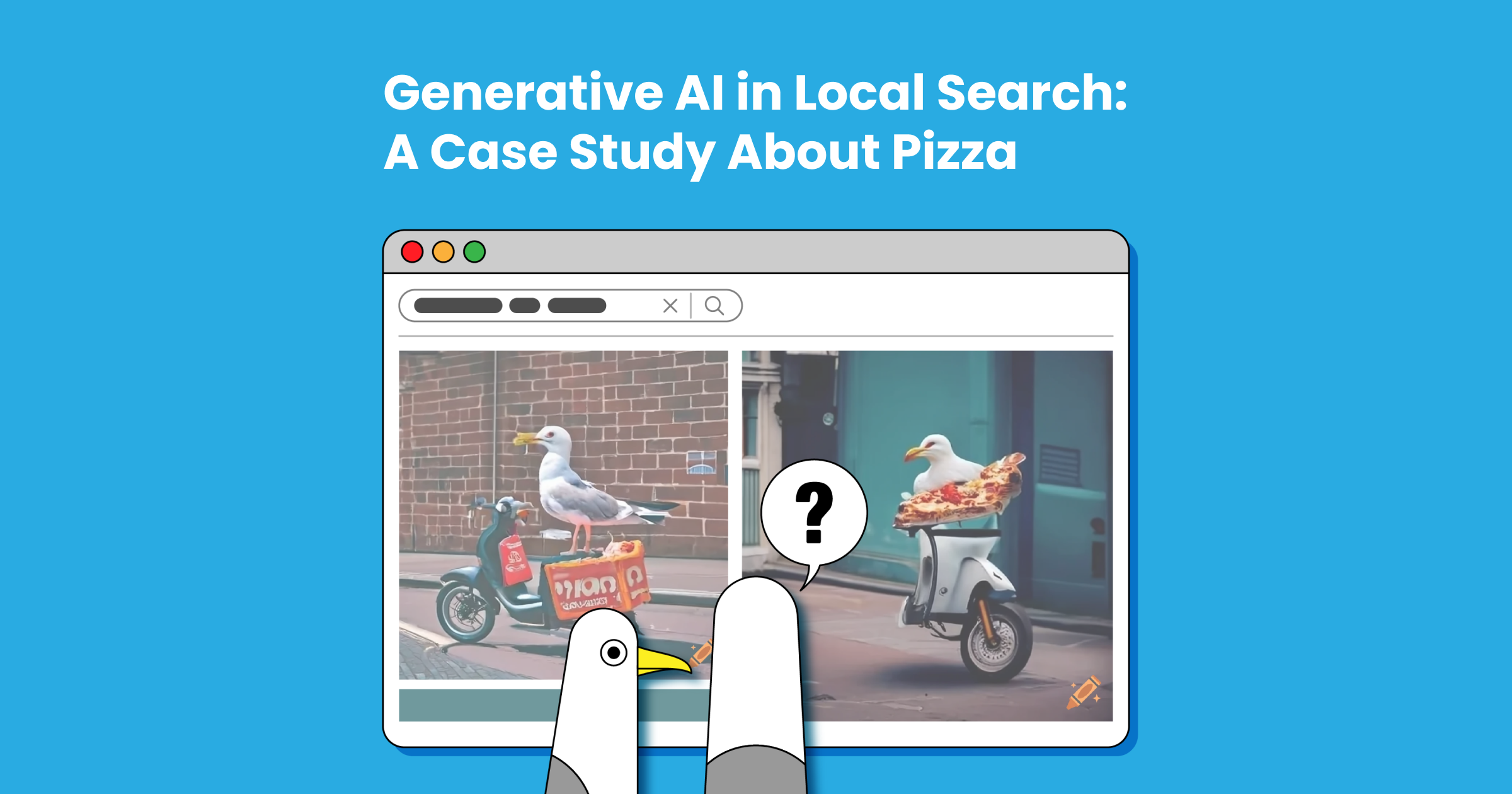 Generative AI in Local Search: A Case Study About Pizza