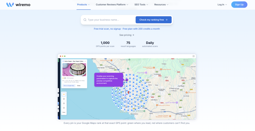 screenshot of Gtrack